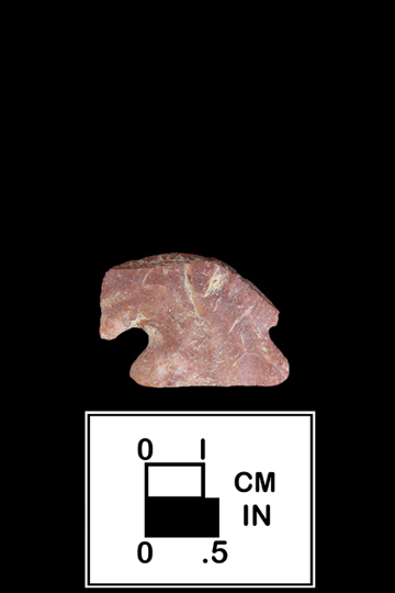 Kirk Corner notched point from Middle Potomac River Valley of MD and VA-Hranicky-5-haft only (Hranicky Coll)